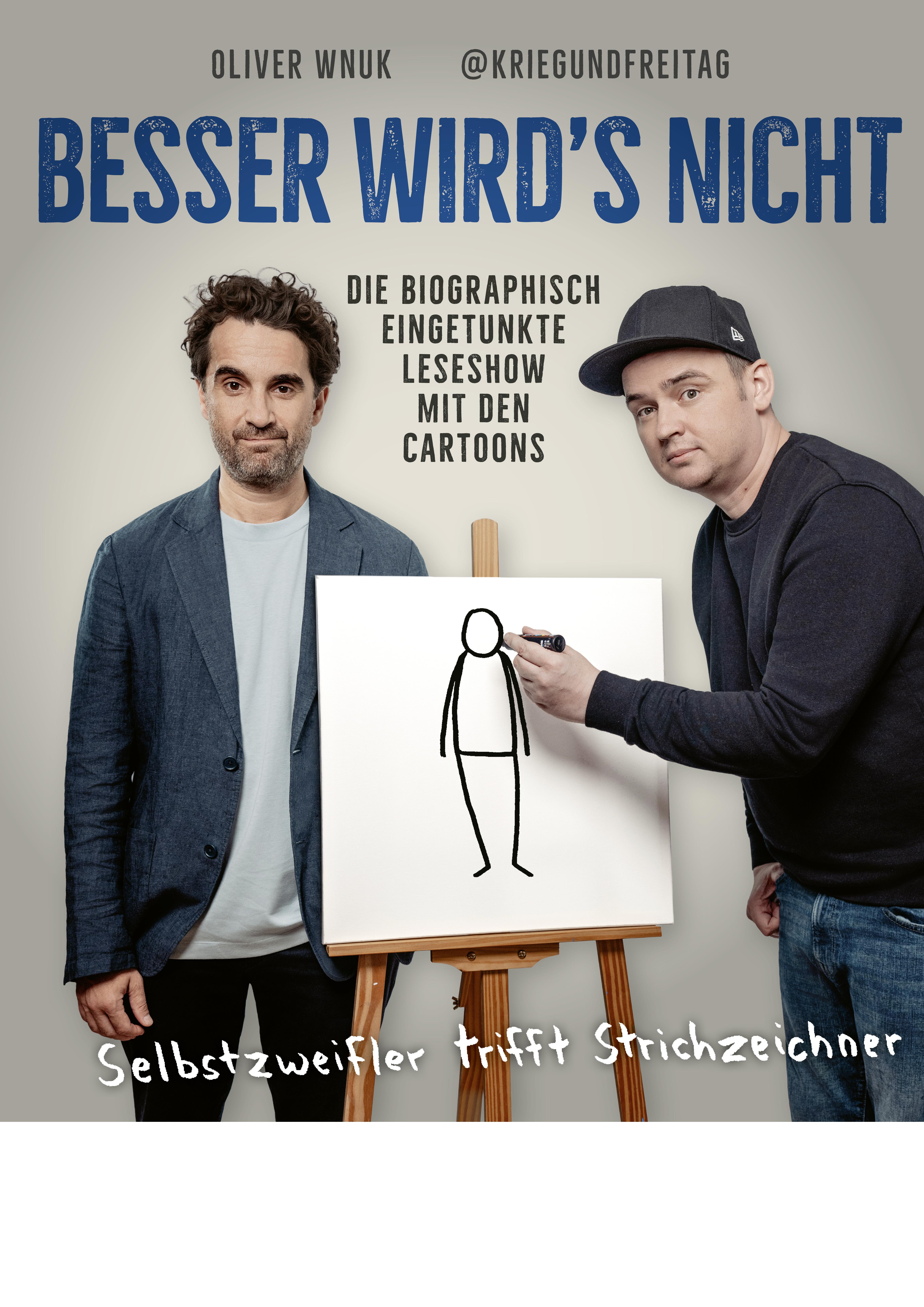"Besser wird's nicht"- die eingetunkte LeseShow mit den Cartoons 
